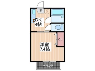 パルコ中央北棟の物件間取画像